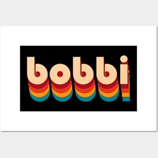 Retro Bobbi Name Posters and Art